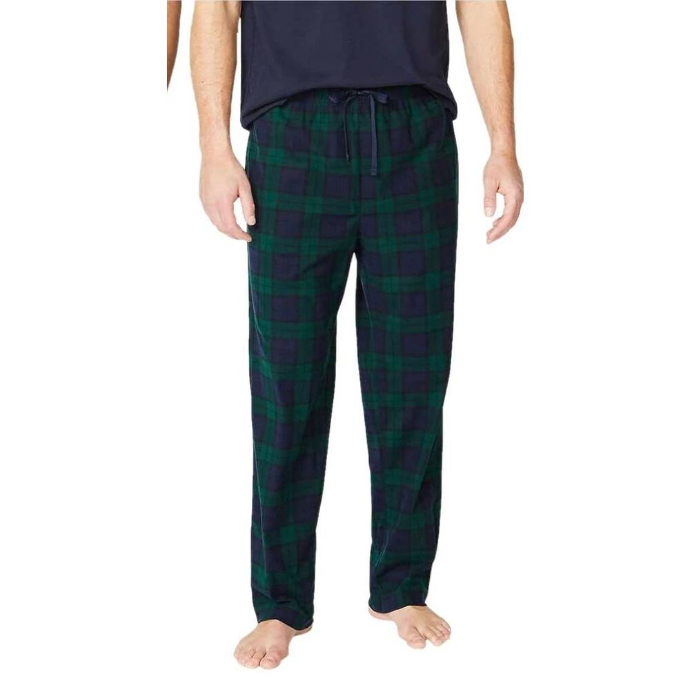 Nautica Men's Plaid Pants - Green and Blue